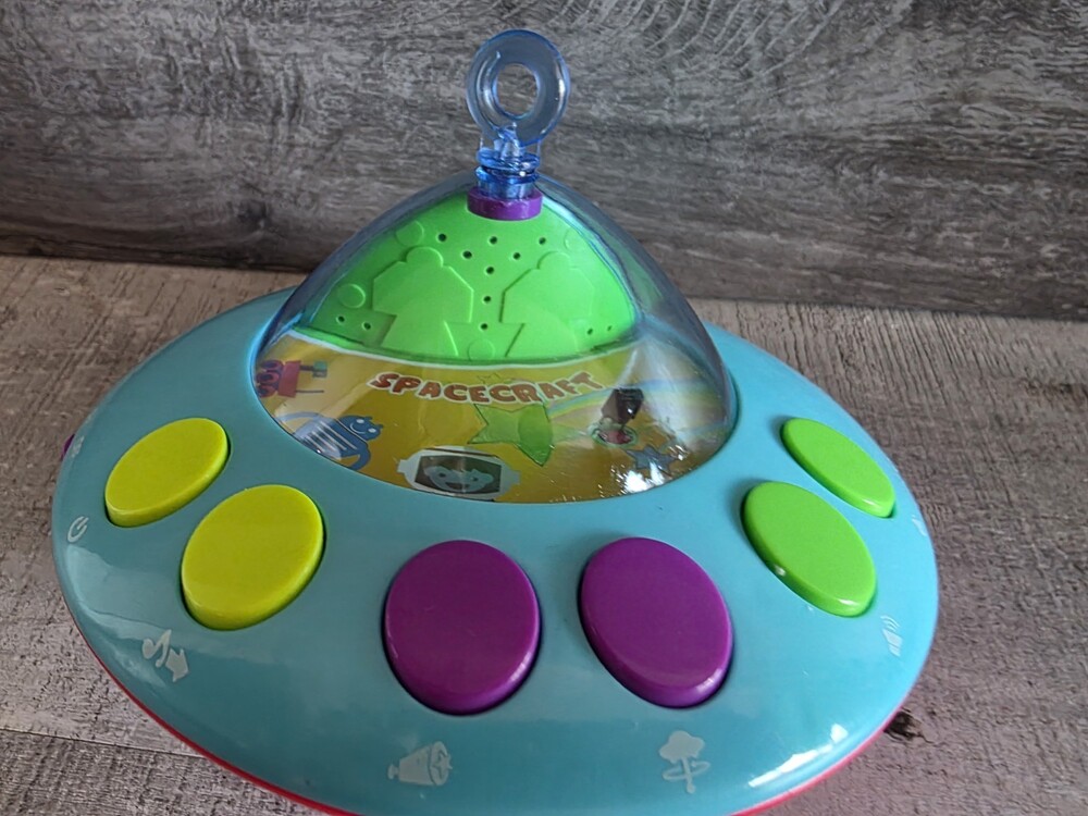 Music Box Airplane Spacecraft Flying Jet Nursery Baby Mobile REPLACEMENT g47